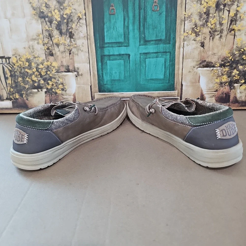 Hey Dude Shoes Paul Loafers Brown Men's US size 9